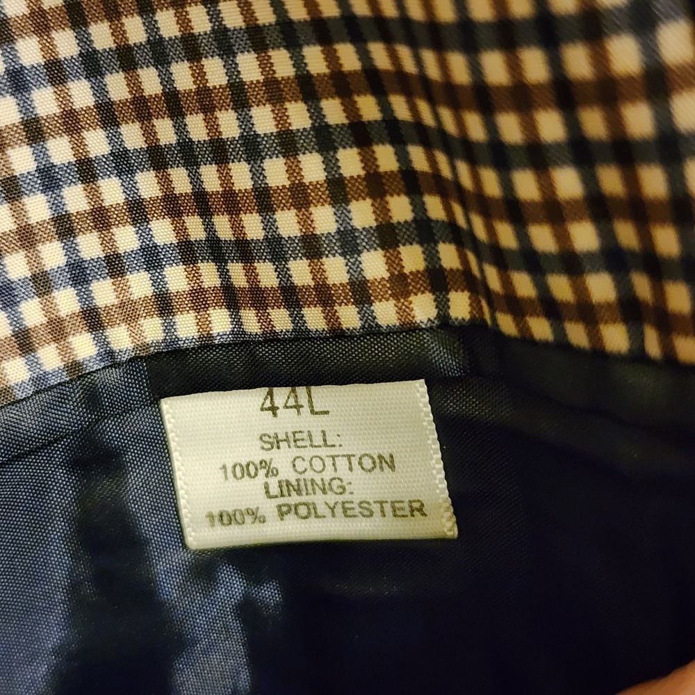 Saddlebred Corduroy Sports Coat Blazer Dark Blue/Navy 44L Dapper business - Picture 6 of 10